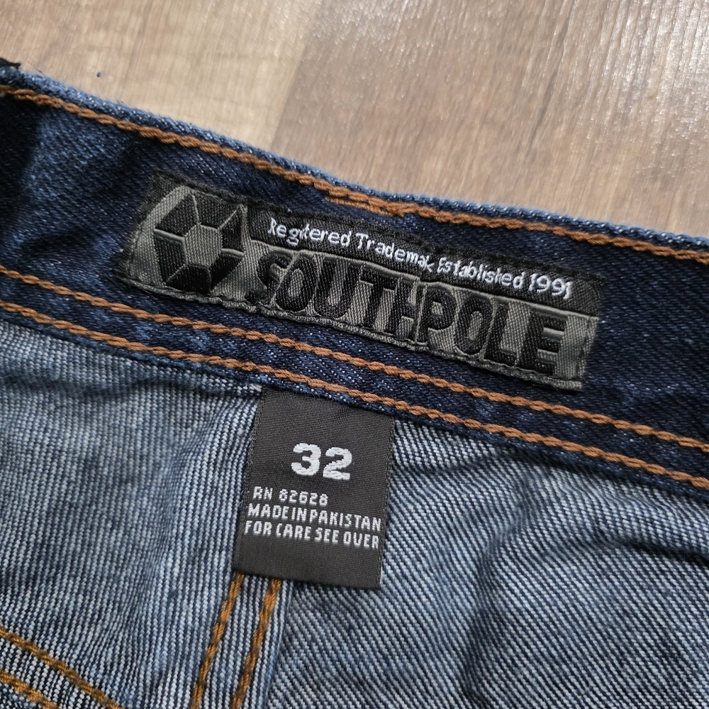 Vintage Y2K SOUTHPOLE BAGGY JEANS CLASSIC FIT 3180 Skater 2000s Hip Hop Street - Picture 2 of 13